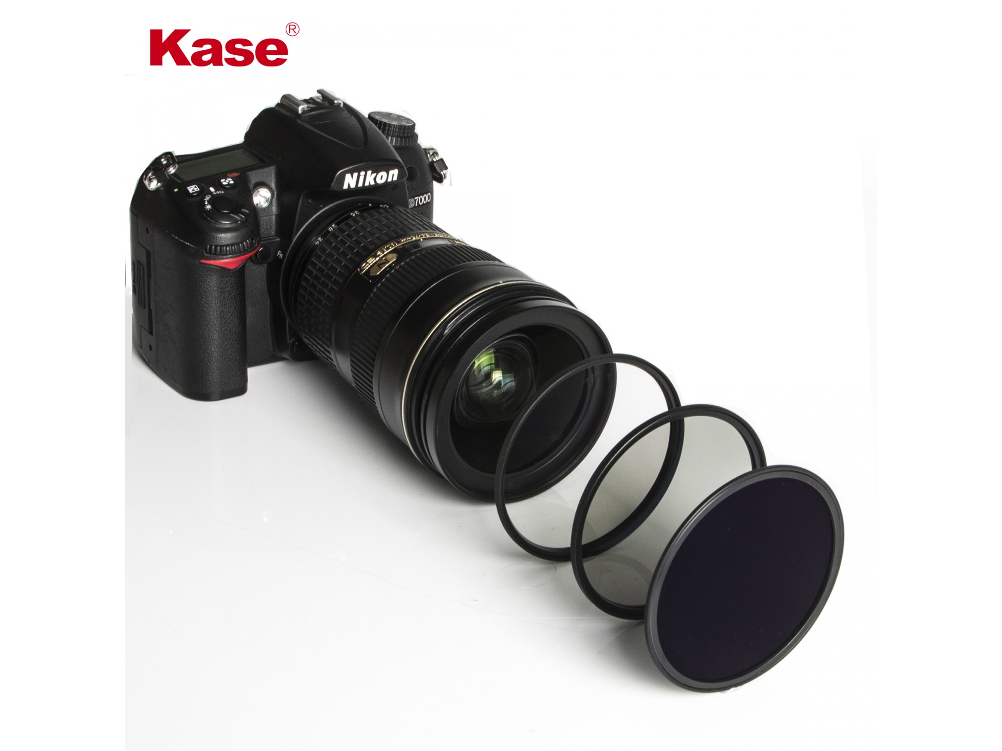 Kase Wolverineシリーズ NDフィルターキット 77mm 耐衝撃 磁気円形フィルター Canon Nikonレンズ対応 