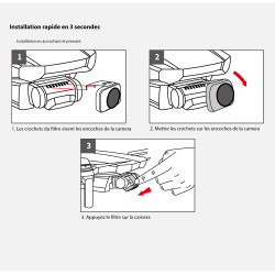 Kase filtre ND64 polarisé pour DJI Mavic Mini series ND64 polarisé