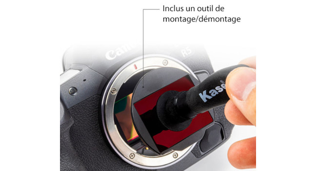 Filtre Kase Clip-in pour Canon R5 / R6 / R3