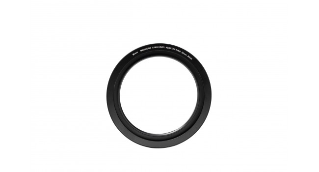 Magnetic lens hood adapter ring
