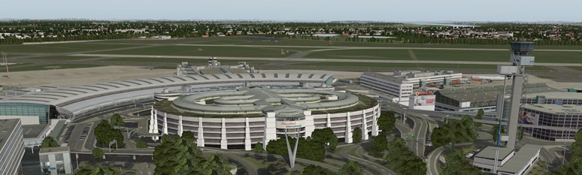 X-Plane 10 : Aéroport de Düsseldorf Mac